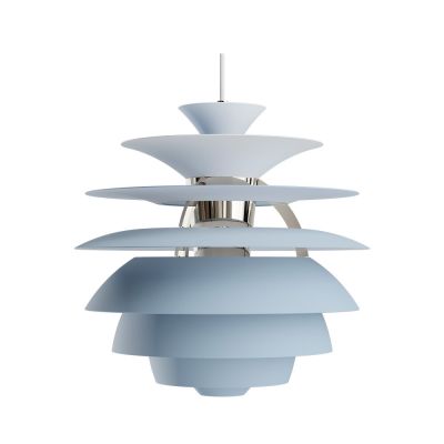Louis Poulsen - PH Snowball Riippuvalaisin Dusty Blue/High Lustre Chrome Plated | Alk. 2 170,00 €