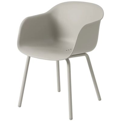 Muuto, Fiber Outdoor Tuoli käsinojalla Grey | Alk. 355,00 €