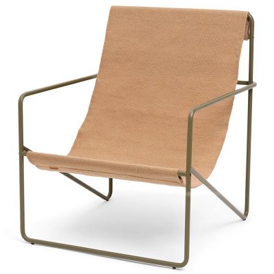 Ferm Living, Desert Lounge Fåtölj Olive/Sand | Alk. 394,00 €