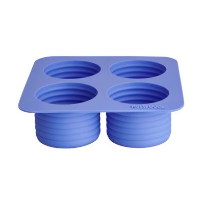 Kosta Boda Viva jääpalamuotti 4 lokeroa 13 cl Merensininen