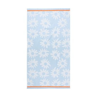 Marimekko Rakastaa ei rakasta hamam kylpypyyhe 91x165 cm Orange-Off-white-light blue | Alk. 28,50 €
