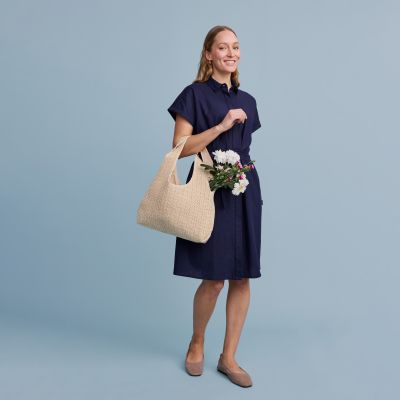 Finlayson Pellava-viskoosimekko Sininen | Alk. 69,95 €