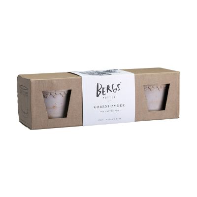 Bergs Potter Köpenhamn ruukku Ø10 cm 3-pack. Vaaleanpunainen