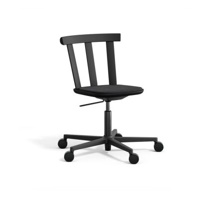 Stolab Alt tuoli kääntyvä jalusta verhoiltu istuin tammi. Hallingdal 65-180 svart-mattsvart 99 | Alk. 550,60 €