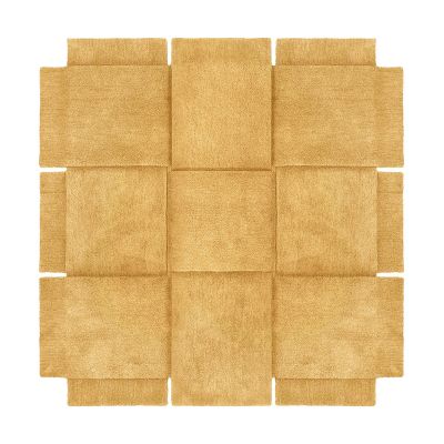 Design House Stockholm Basket matto yellow ochre 180x180 cm | Alk. 960,30 €