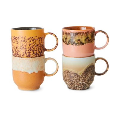 HKliving 70's muki 25 cl 4 kpl Viitta | Alk. 30,00 €