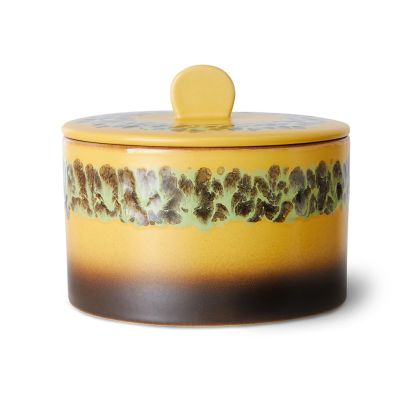 HKliving 70's cookie jar -keksipurkki Ø 17 cm Merilevä | Alk. 40,00 €