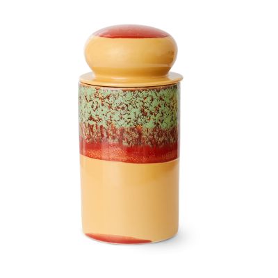 HKliving 70s ceramics Säilytyspurkki Ø11x22,5 cm Cove | Alk. 40,00 €