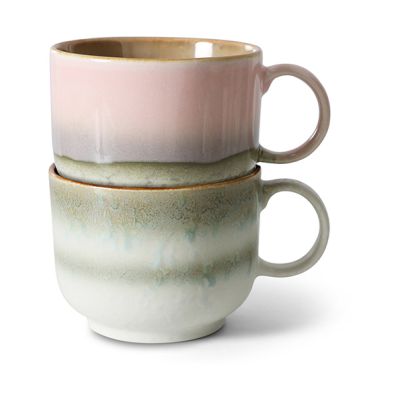 HKliving 70's teekuppi 42,5 cl 2 osaa Nova | Alk. 25,00 €