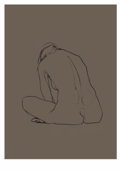 Anna Bülow, Anna Bülow poster Flow 4 50x70 cm sign/numrerat