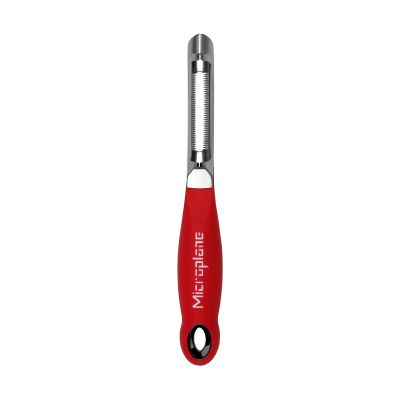 Microplane Erikoisuus sahalaitainen perunankuorija 18,5 cm Punainen | Alk. 21,95 €