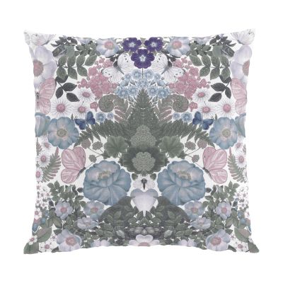 Arvidssons Textil Perhoskukka tyynynpäällinen 47x47 cm Turkoosi | Alk. 18,90 €