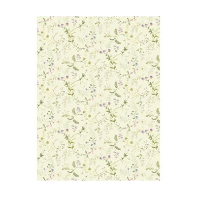 Arvidssons Textil Blomsteryra kangas Keltainen