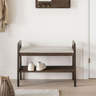 Rowico Home Inverness eteispenkki kenkätelineellä ruskea/beige | Alk. 239,00 €