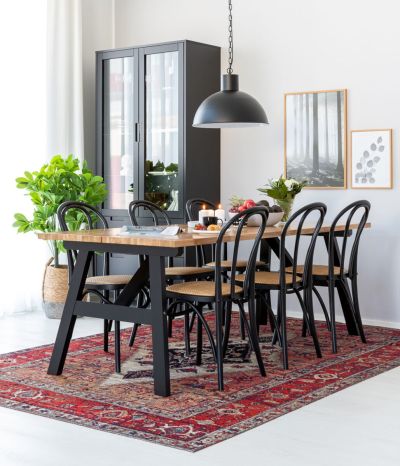 Veke Tibet Afghan matto 135x190 cm punainen