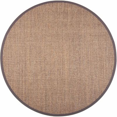 VM Carpet Sisal matto 240 cm pyöreä harmaa mix, 70 mm kanttaus(kuvausmalli) | Alk. 773,00 €