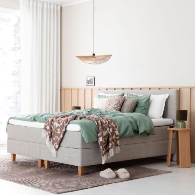 Unia Muoto jenkkisänkypaketti 180x200 cm L hiekka, unia muoto pp, tammi 14 cm, k | Alk. 3 388,00 €