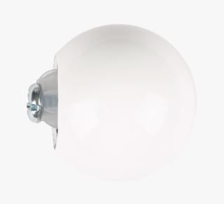 hemtex BALL päätykappale, 2 kpl valkoinen