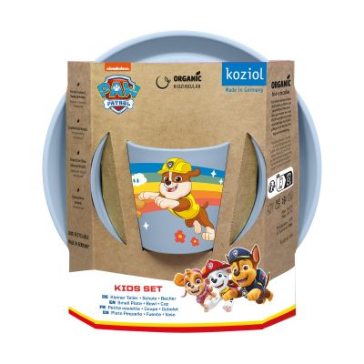 Koziol Connect Paw Patrol lastenastiasto 3 osaa. Sininen | Alk. 20,00 €