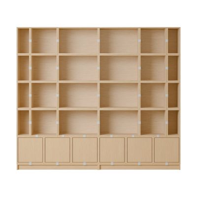 Muuto Stacked säilytysjärjestelmä Kirjahyllykonfiguraatio 1 Tammi