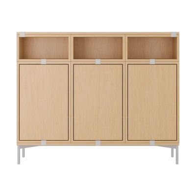 Muuto Stacked säilytysjärjestelmä Sideboard Configuration 3 Tammi