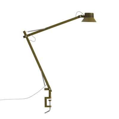 Muuto Dedicate L2 pöytävalaisin kiinnikkeellä Brown Green | Alk. 296,40 €