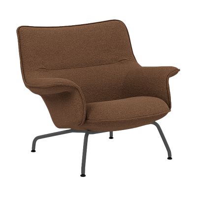 Muuto Doze nojatuoli matala Hearth 4-antrasiitti/musta | Alk. 2 104,35 €