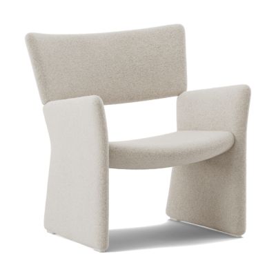 Massproductions Crown Easy Chair Spiral 21 Chalk | Alk. 1 856,90 €