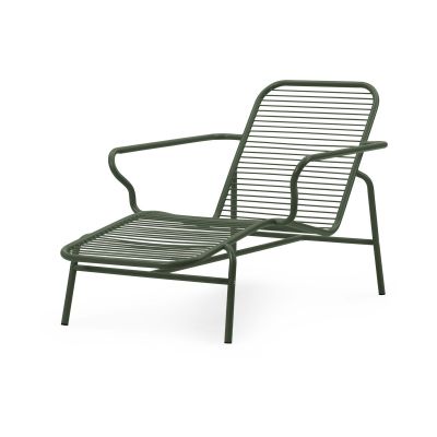 Normann Copenhagen Vig Chaise Lounge aurinkotuoli Vihreä | Alk. 535,00 €