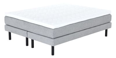 Unia Trend Slim jenkkisänkypaketti 160x200 cm L platina stylex, harmaa, puujalat