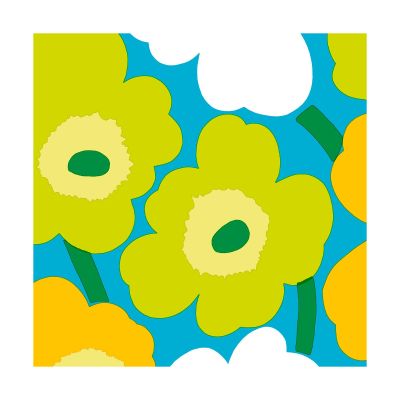 Marimekko Unikko servetti 33x33 cm 20 kpl Blue-Green | Alk. 4,50 €
