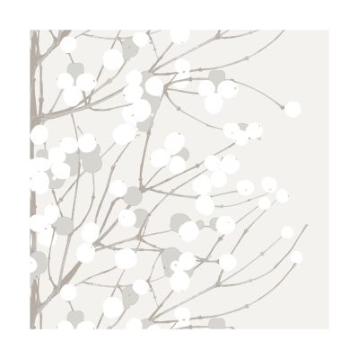 Marimekko Lumimarja servietti 33x33 cm 20-pakkaus Valkoinen