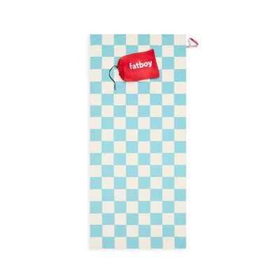 Fatboy - Beach Baggy Rantapyyhe XL w/Tyyny Chess Azur ® | Alk. 49,00 €