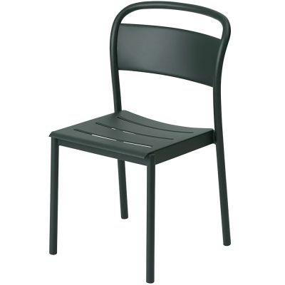 Muuto, Linear Steel Ruokailutuoli Dark Green | Alk. 346,00 €