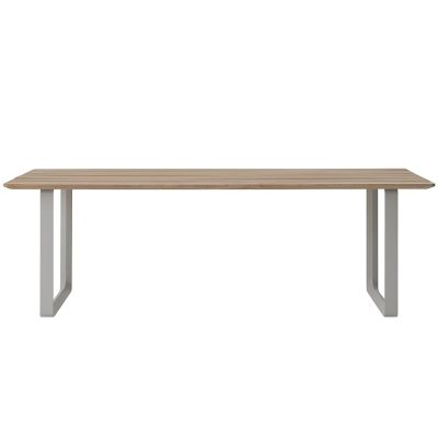 Muuto, 70/70 ruokapöytä 225x90 cm Sapele Mahogany/Grey | Alk. 3 434,00 €