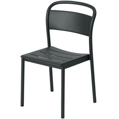 Muuto, Linear Steel Ruokailutuoli Anthracite Black | Alk. 346,00 €