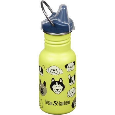 Klean kanteen Kid Classic Narrow Sippy vesipullo nokalla 355 ml, dogs | Alk. 20,00 €