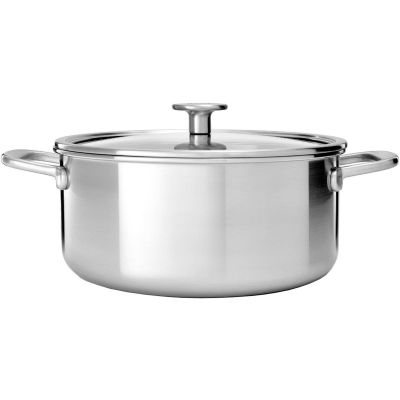 Kitchenaid Cookware Collection -kattila, kannellinen, ruostumatonta terästä, 24 cm | Alk. 154,00 €