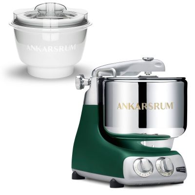 Ankarsrum AKM 6230 -yleiskone + jäätelökone, forest green | Alk. 828,00 €