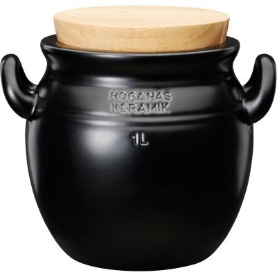 Rörstrand Purkki, 1 litra, kivitavaraa, grafiitinharmaa | Alk. 41,00 €