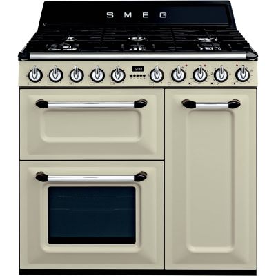 Smeg Victoria Kaasuliesi 90 cm 3 Uunilla, Creme | Alk. 5 439,00 €