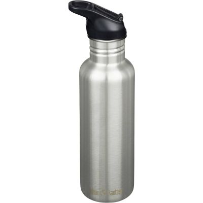Klean kanteen Classic Flip Seal Sport vesipullo 800 ml, harjattu teräs | Alk. 26,00 €