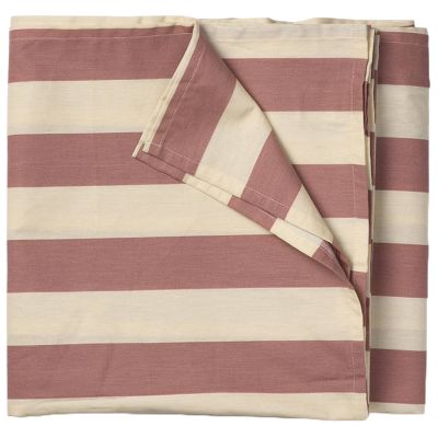 Midnatt Irene pöytäliina 145x145 cm, terrakotta/keltainen | Alk. 35,00 €