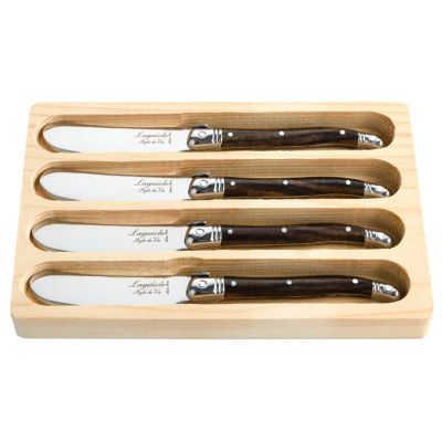 Laguiole Premium Line voiveitsi 4-pakkaus, tummanruskea | Alk. 25,00 €