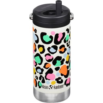 Klean kanteen TKWide Twist Cap termospullo 355 ml, leopard print | Alk. 35,00 €