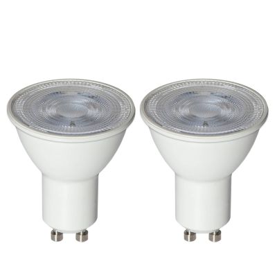 Globen lighting GU10 LED spotljuskälla 2 st, klar | Alk. 7,00 €