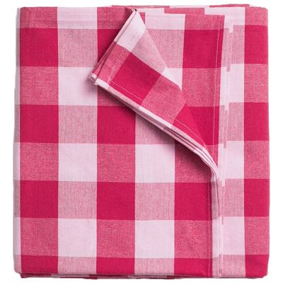 Midnatt Paola pöytäliina 180x145 cm, punainen/vaaleanpunainen | Alk. 65,00 €