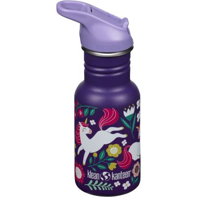 Klean kanteen Kid Classic Narrow Flip vesipullo 355 ml, leaping unicorns | Alk. 29,00 €