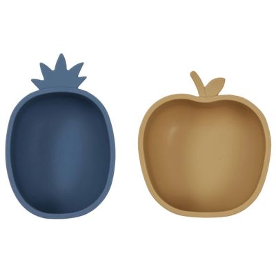 OYOY Mini Yummy skålset, pineapple & apple | Alk. 19,00 €