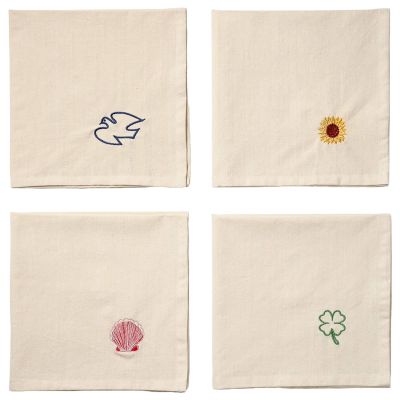 Midnatt Charms lautasliina 40x40 cm 4-pakkaus | Alk. 40,00 €
